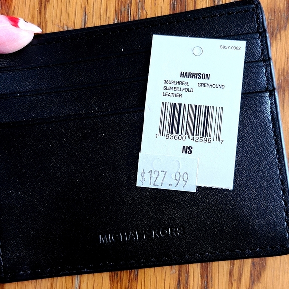 👀50% OFF - NWT‼️ Michael Kors Men's Slim Bi-Fold Wallet - Picture 5 of 8